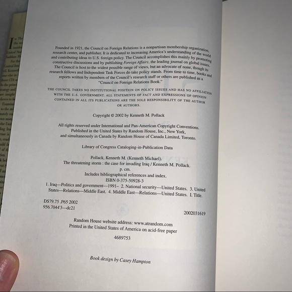 The Threatening Storm by Kenneth M. Pollack - Picture 6 of 13